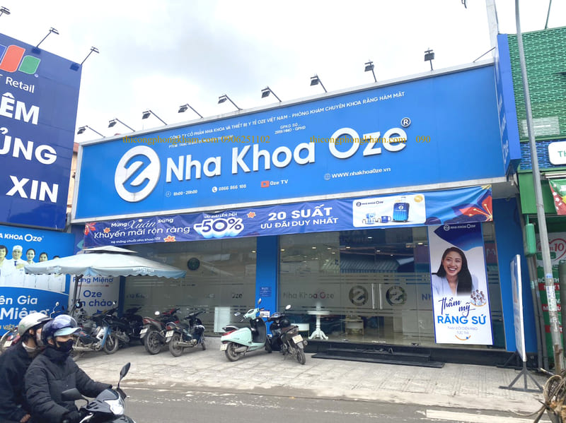 Thi công nha khoa oze tây mỗ